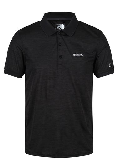 Regatta Black Remex Polo Shirt