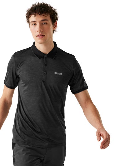 Regatta Black Remex Polo Shirt
