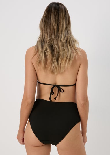 Black Midi Bikini Bottoms