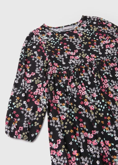 Girls Multicolour Floral Soft Touch Dress (7-13yrs)
