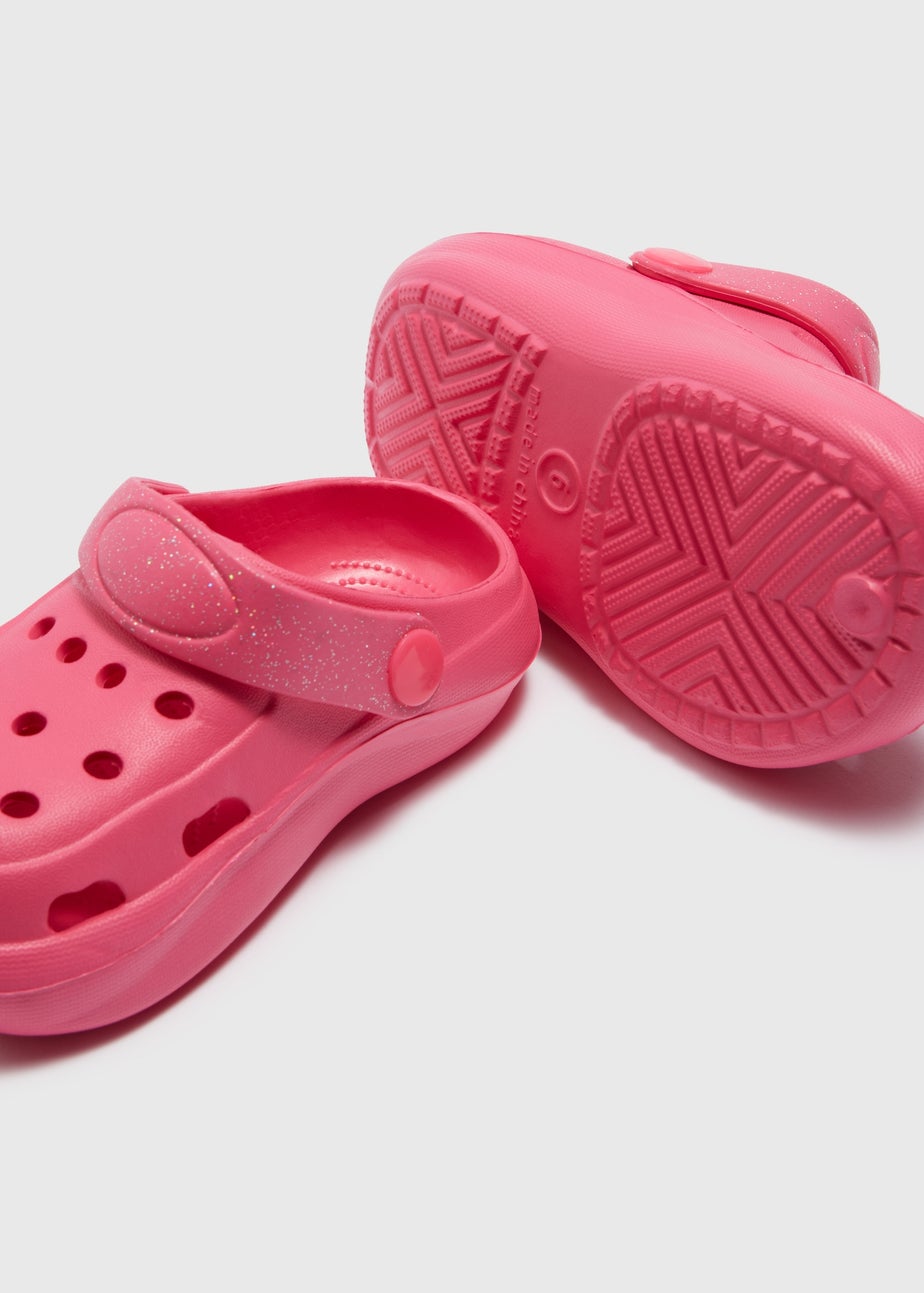 Girls Pink Clogs (Younger 4-11)
