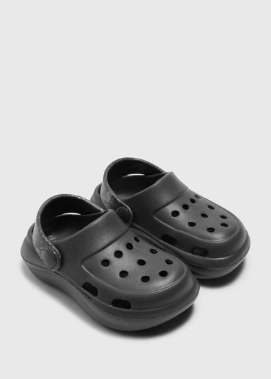 Boys Grey Clogs (Younger 4-11)