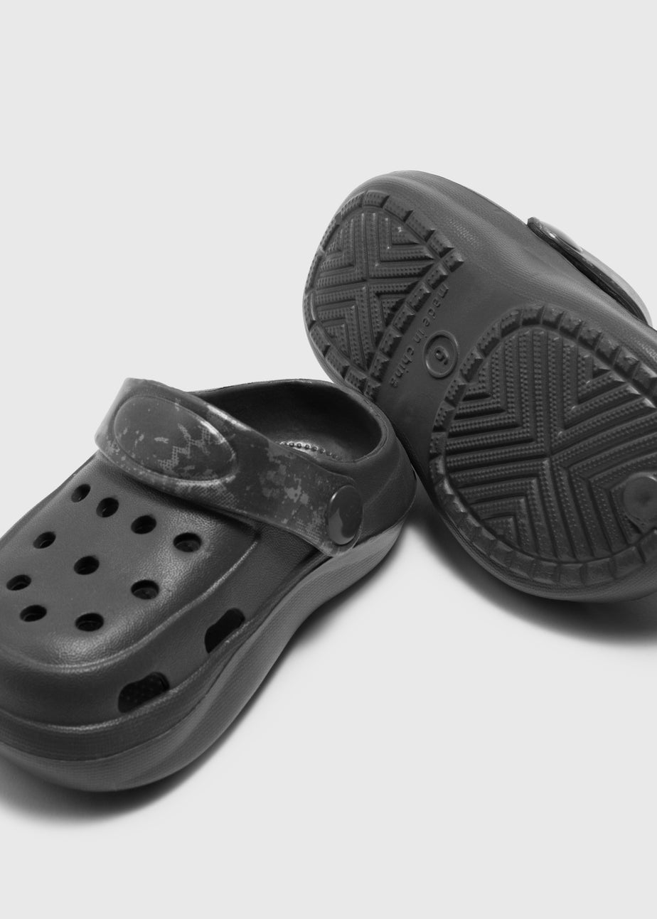 Boys Grey Clogs (Younger 4-11)