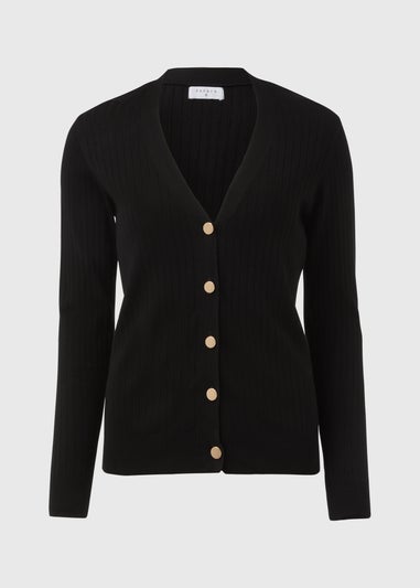 Et Vous Black Button Up Cardigan