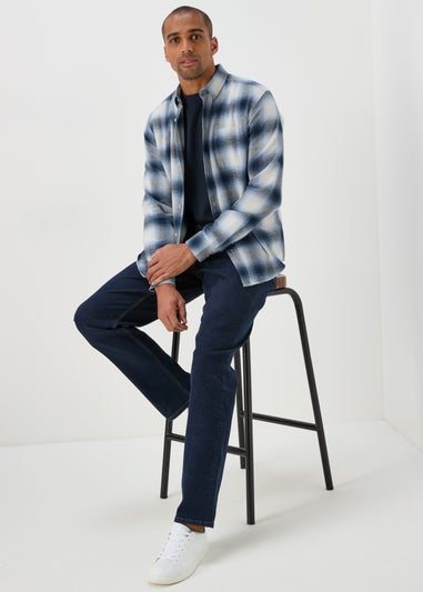 Blue Check Long Sleeve Shirt