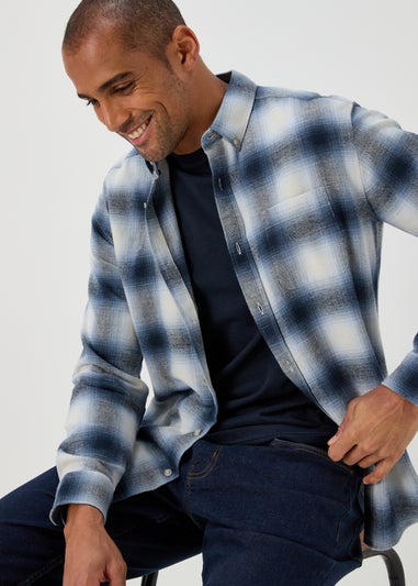 Blue Check Long Sleeve Shirt