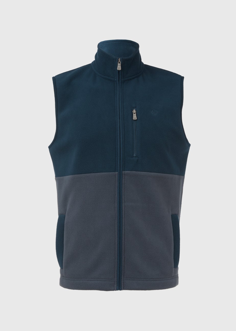 Navy Textured Fleece