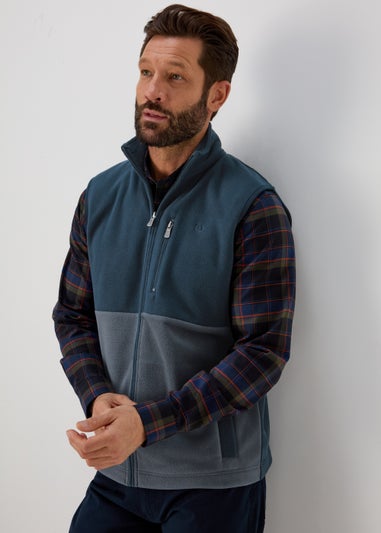 Navy Textured Fleece