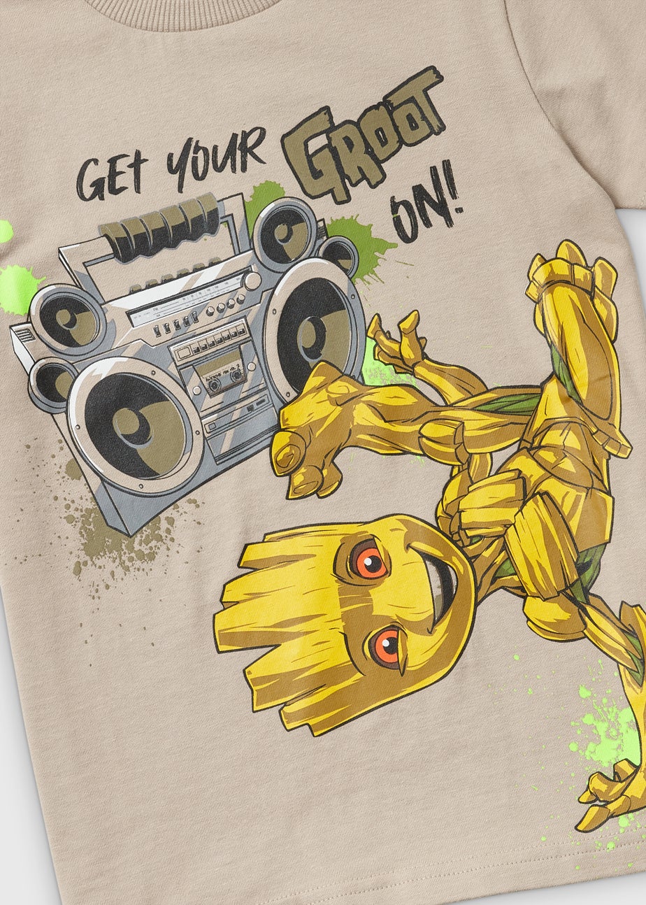 Kids Stone Groot Short Sleeve T-Shirt (5-12yrs)