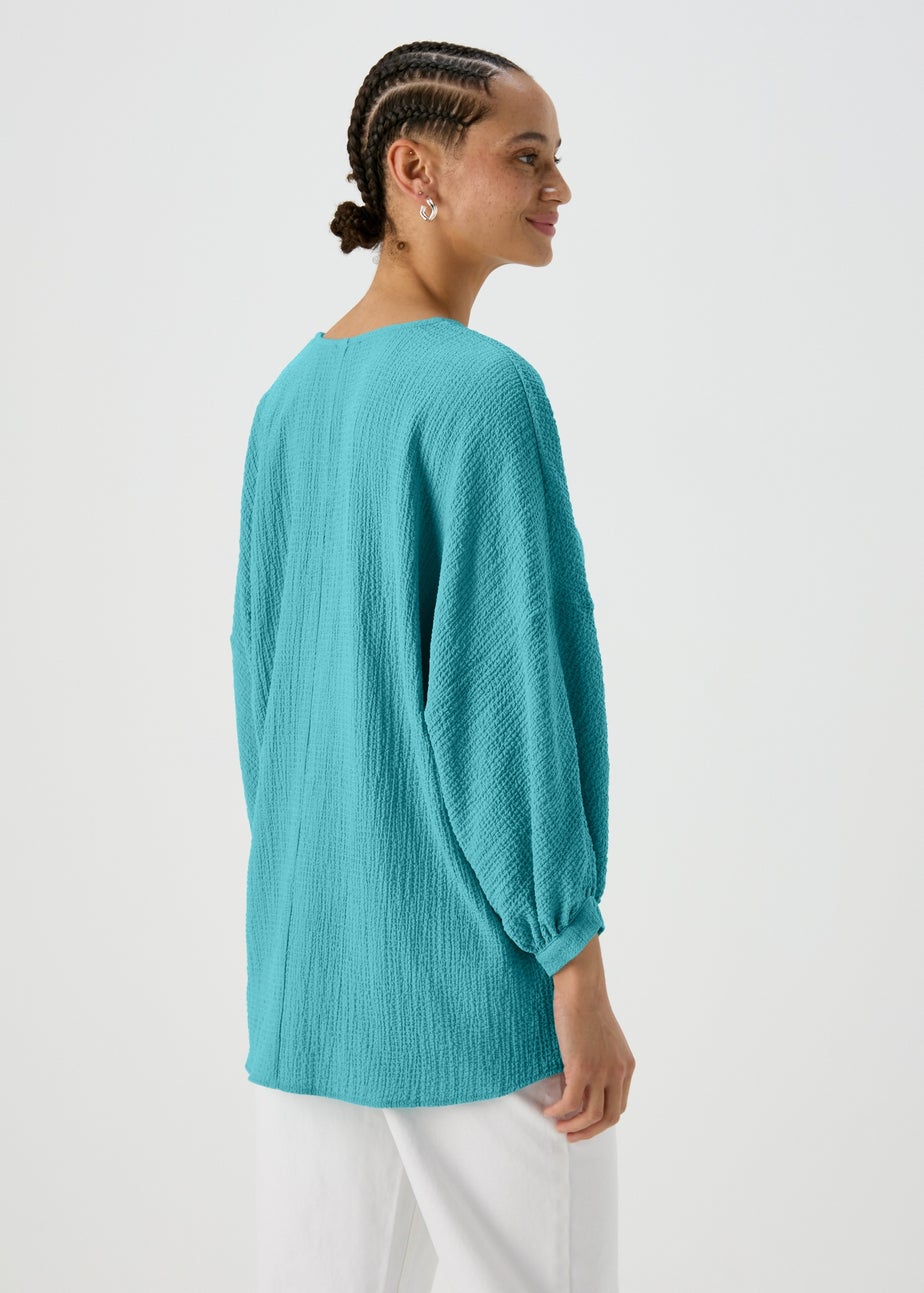 Mint Popover Blouse