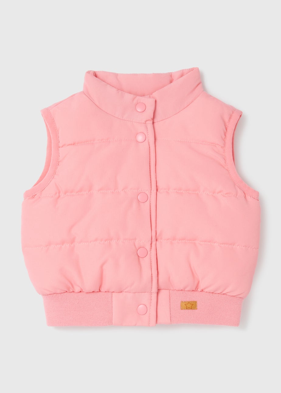 Baby Pink Gilet (Newborn-23mths)