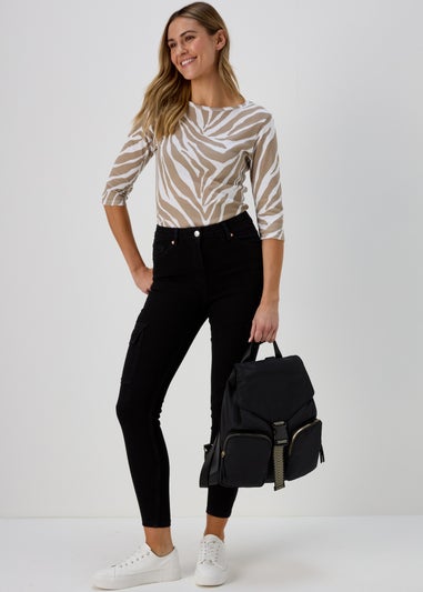 Black Nylon Backpack