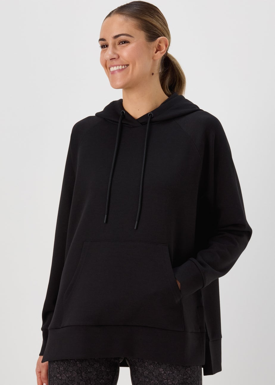 Souluxe Black Longline Hoodie