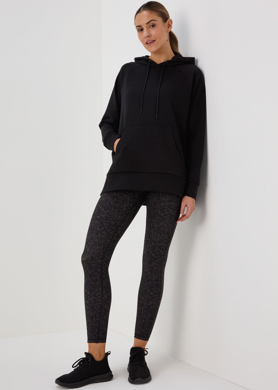 Souluxe Black Longline Hoodie