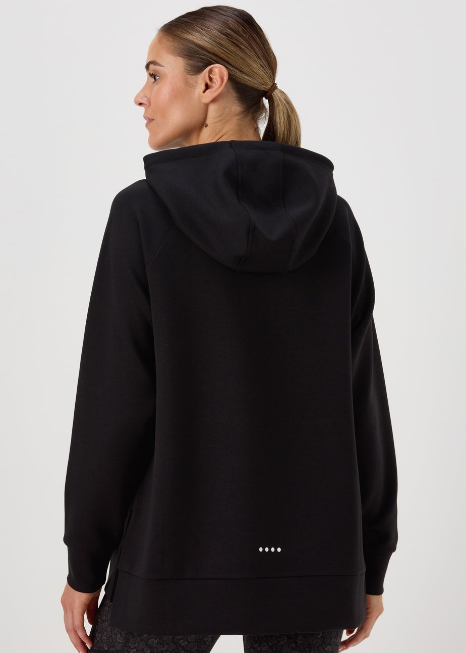 Souluxe Black Longline Hoodie