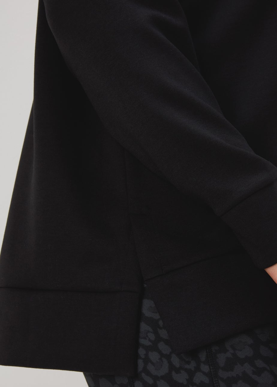 Souluxe Black Longline Hoodie