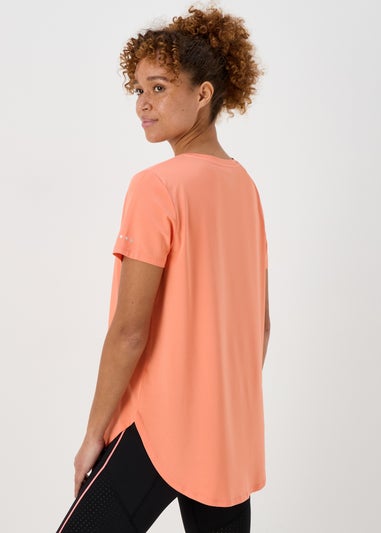 Souluxe Coral Longline T Shirt