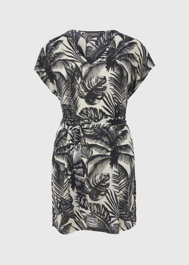 Black Palm Tree Kaftkan