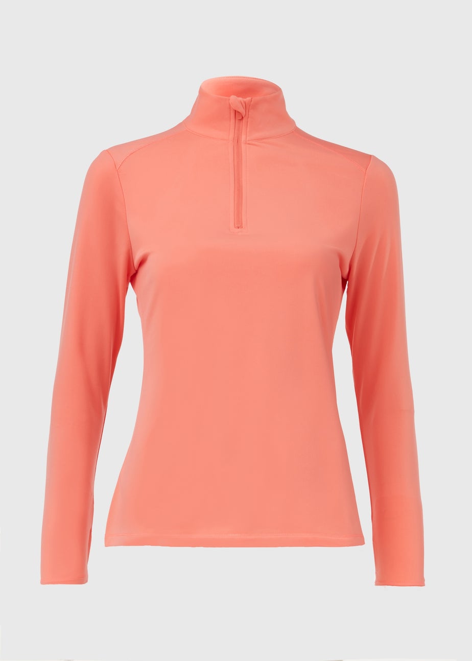 Souluxe Coral Brushed Half Zip