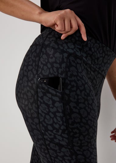 Souluxe Charcoal Leopard Print Leggings