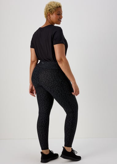 Souluxe Charcoal Leopard Print Leggings