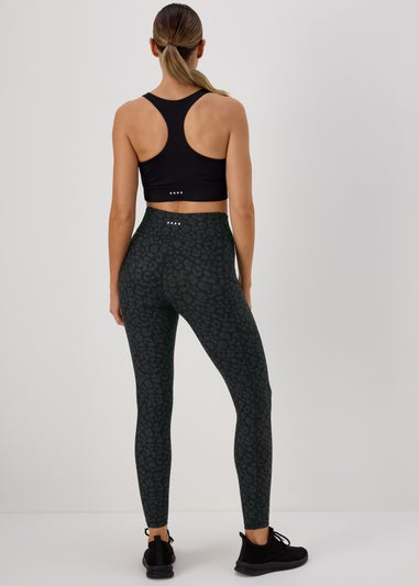 Souluxe Charcoal Leopard Print Leggings