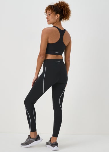 Souluxe Black Overlock Leggings