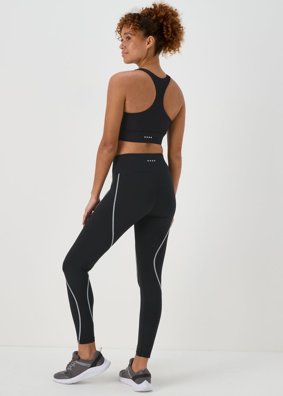 Souluxe Black Overlock Leggings