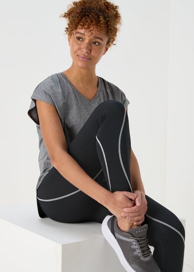 Souluxe Black Overlock Leggings