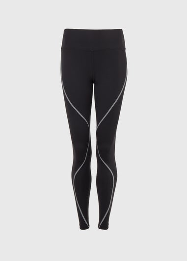 Souluxe Black Overlock Leggings