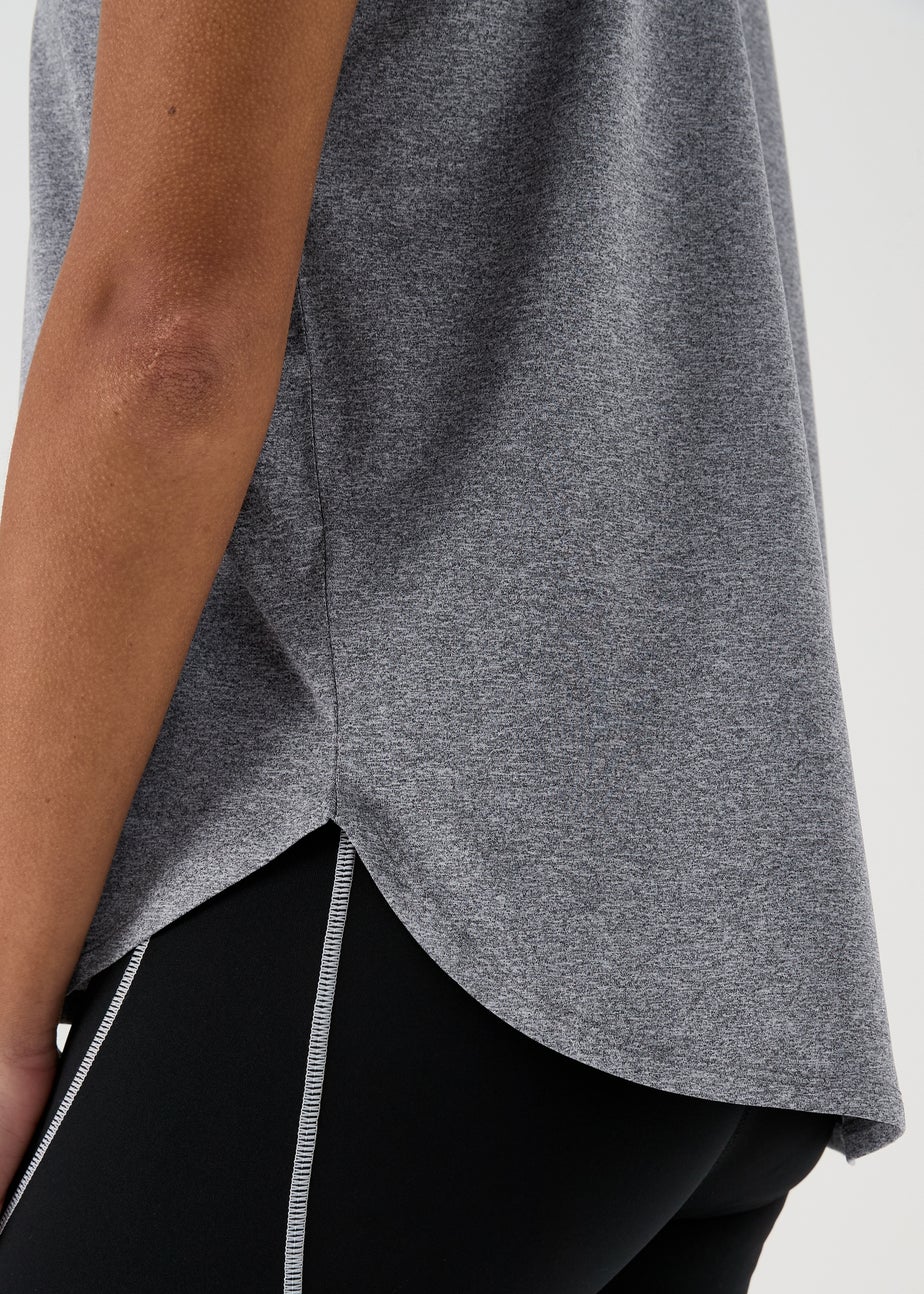 Souluxe Charcoal V Neck T-Shirt