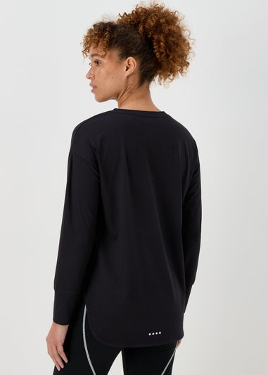 Souluxe Black Long Sleeve T Shirt