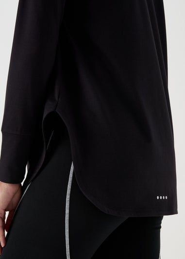 Souluxe Black Long Sleeve T Shirt