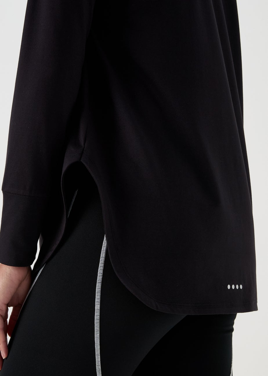 Souluxe Black Long Sleeve T Shirt