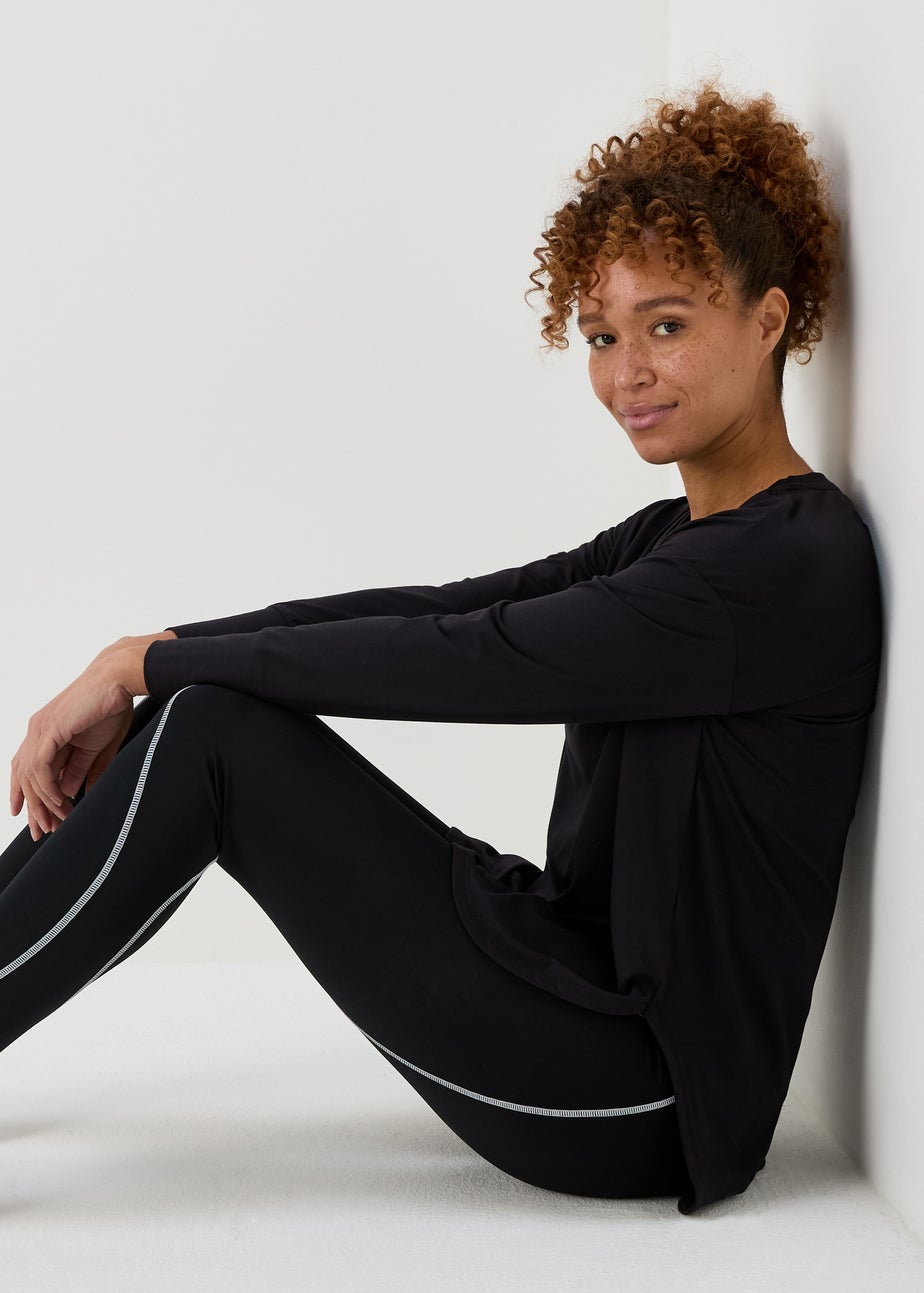 Souluxe Black Long Sleeve T Shirt