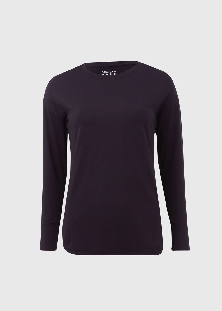 Souluxe Black Long Sleeve T Shirt