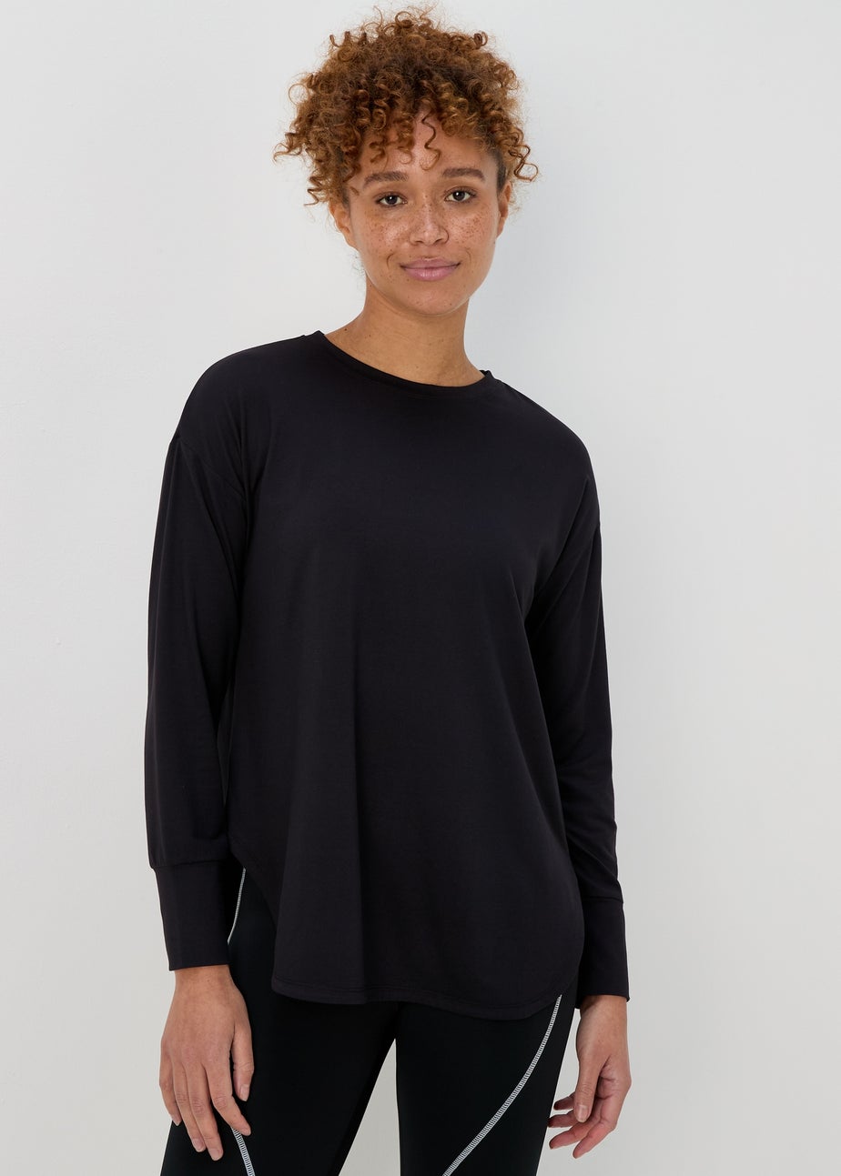Souluxe Black Long Sleeve T Shirt