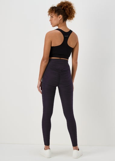 Souluxe Black Ruched Leggings