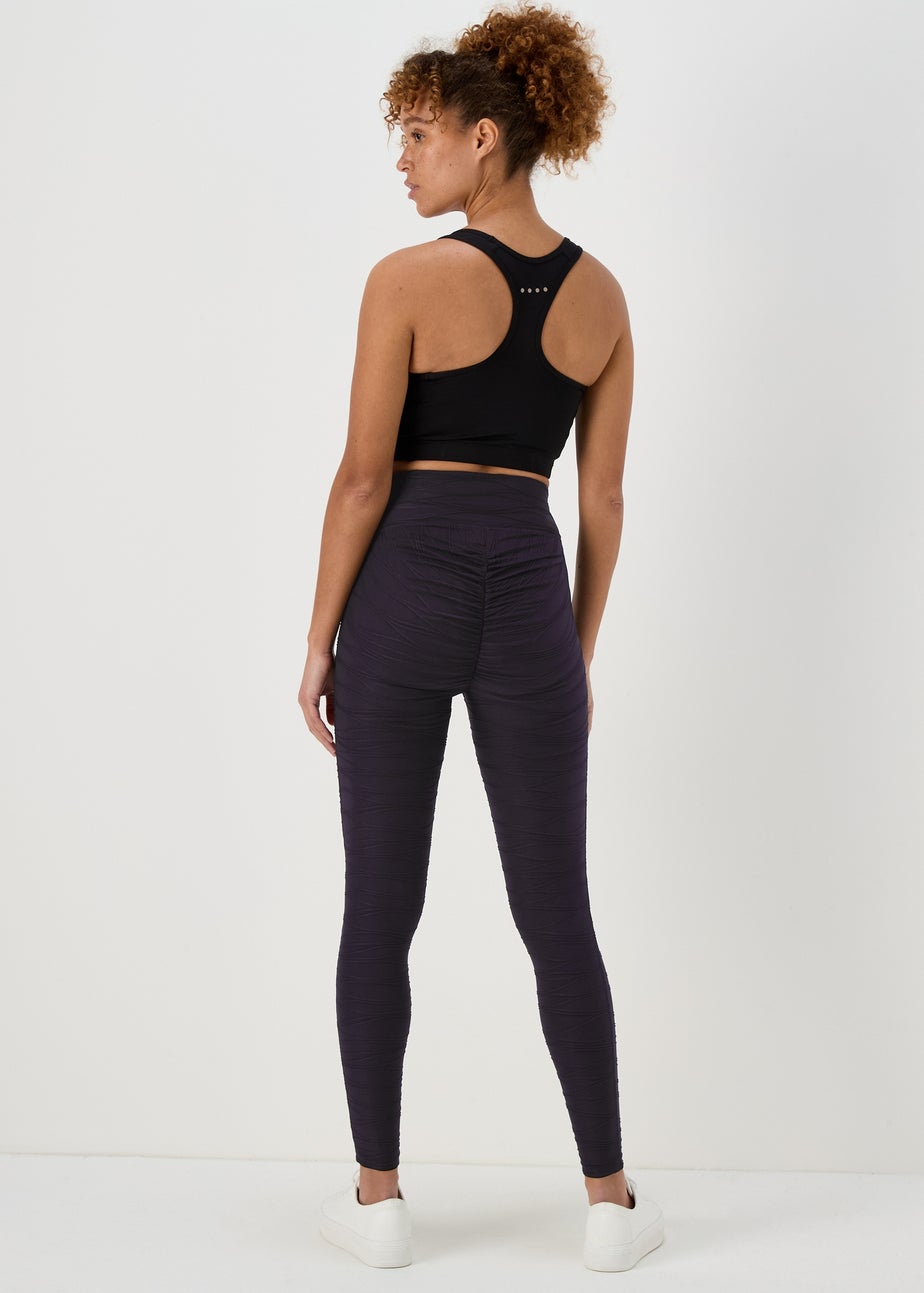 Souluxe Black Ruched Leggings