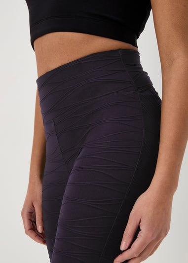 Souluxe Black Ruched Leggings