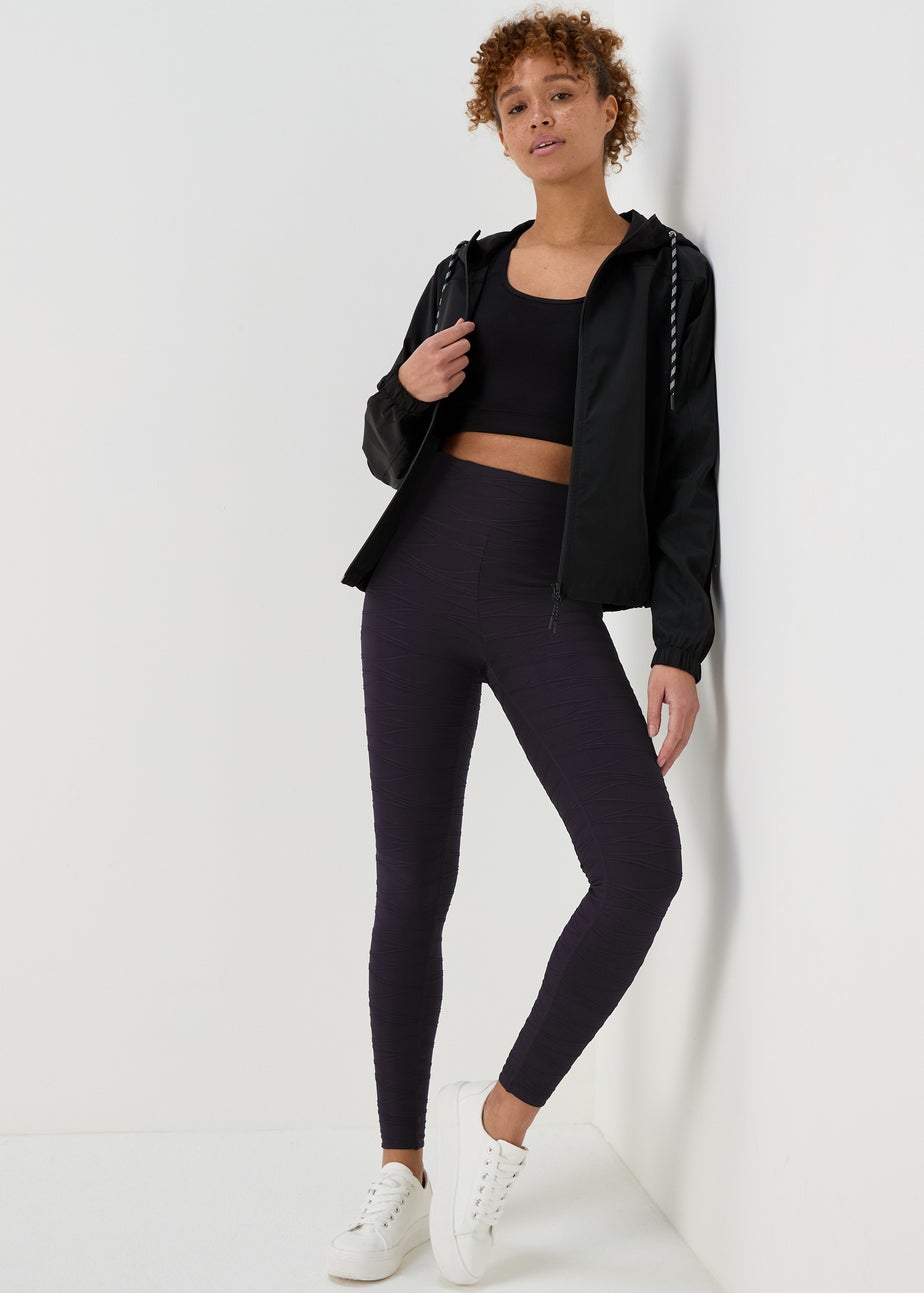 Souluxe Black Ruched Leggings