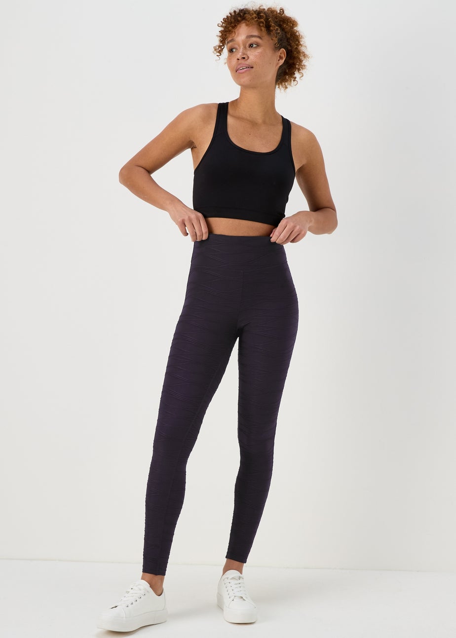Souluxe Black Ruched Leggings