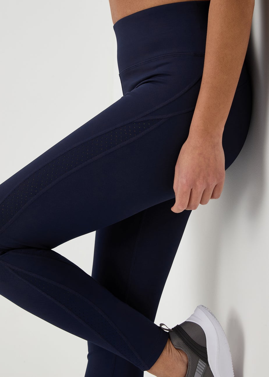 Souluxe Navy Mesh Panel Leggings