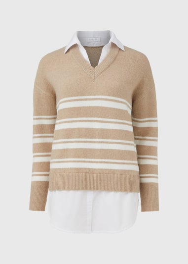 Beige 2 in 1 Jumper