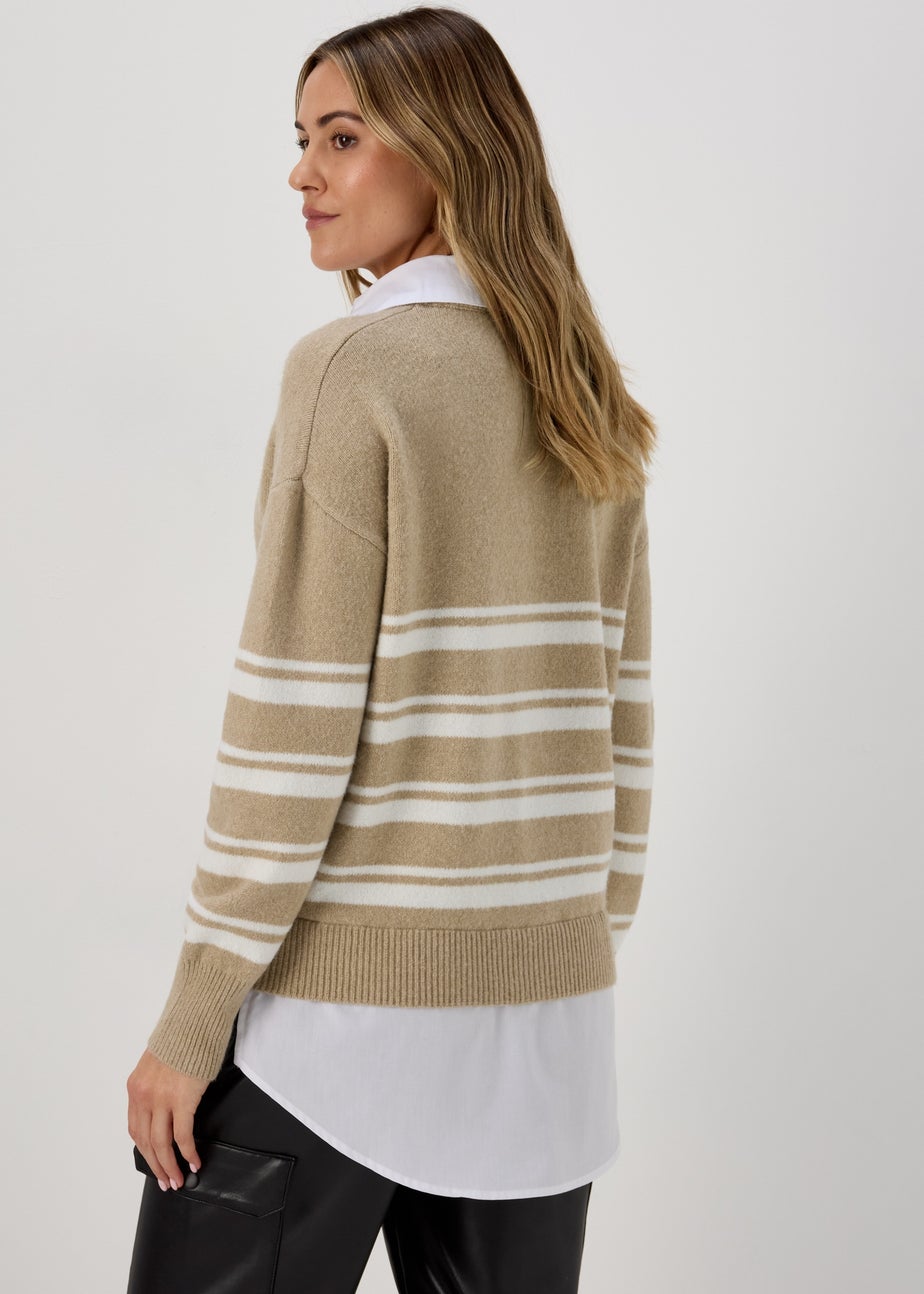 Beige 2 in 1 Jumper
