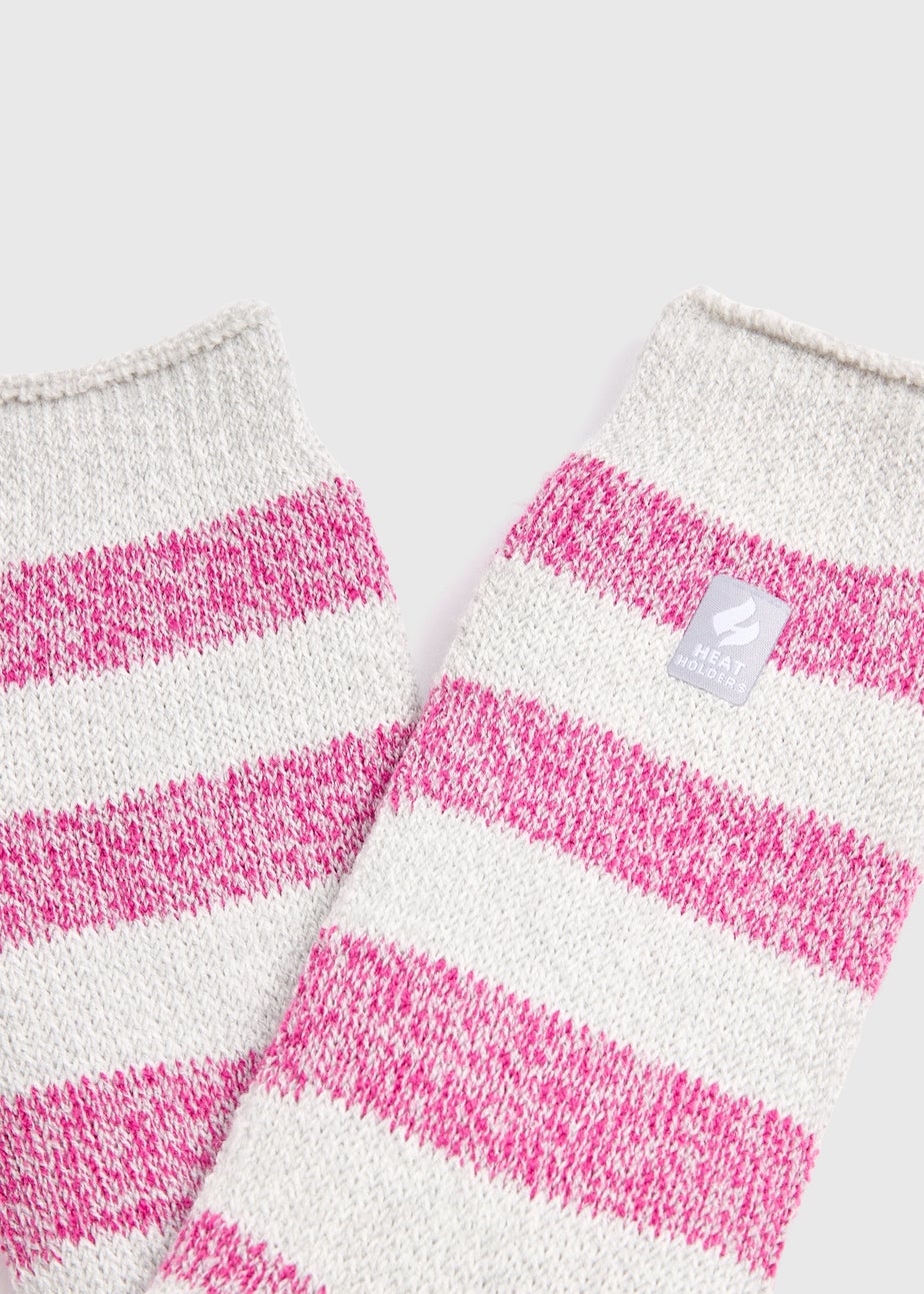Heat Holders Pink Thermal Socks