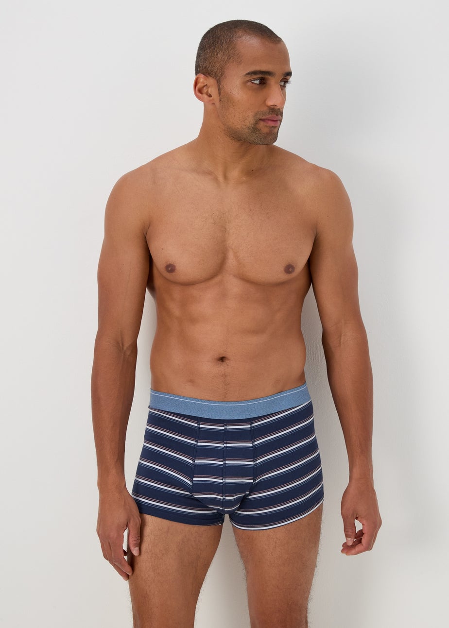 3 Pack Blue Hipster Briefs