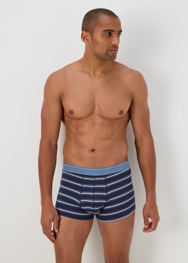 3 Pack Blue Hipster Briefs