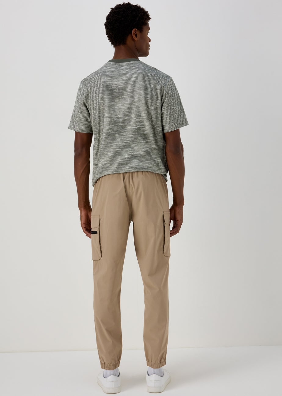 Stone Cuffed Technical Cargo Pants