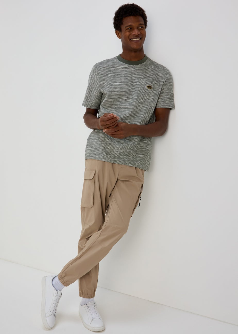 Stone Cuffed Technical Cargo Pants